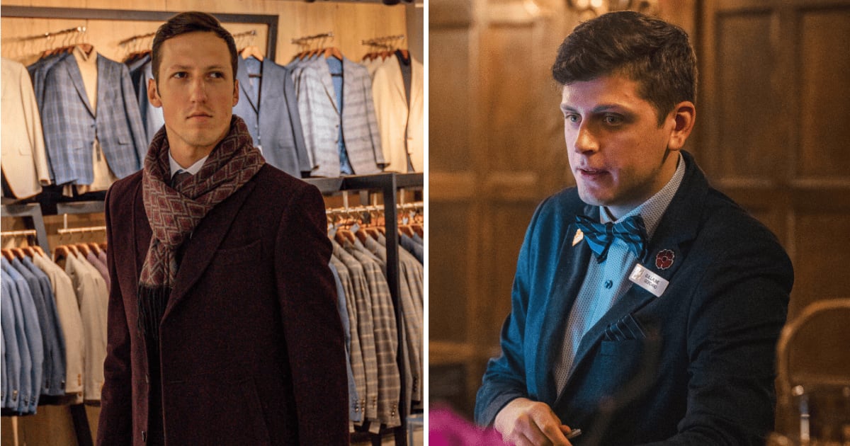 (L) A man in a store looks grumpy. (R) An employee speaking to a customer. (Representative Cover Image Source: Pexels | (L) Antoni Shkraba, (R) Clément Proust)