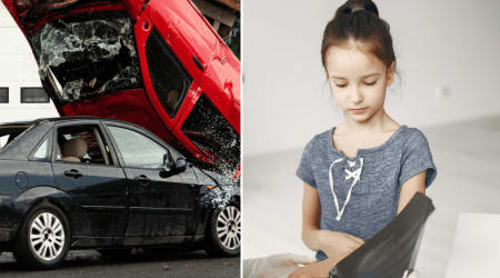 8-year-old Girl Scout survived a head-on crash that flipped her car — instead of running to safety, she made one unexpected move