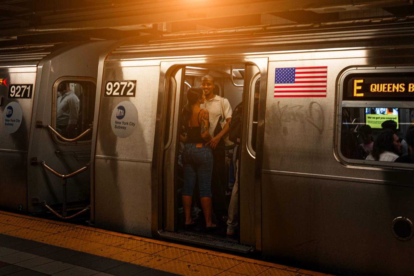 New York subway (Representative Image Source: Pexels | Quintin Gellar)