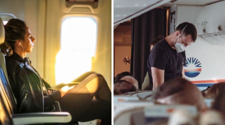 Passenger finds woman in his assigned seat on a 6 a.m. flight — her two-word response makes him give up and walk away
