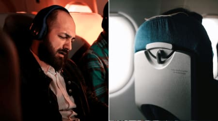 Passenger blamed a child for pushing Premium Economy seat on a 9-hour flight — when he turned around, he couldn’t believe who it was  