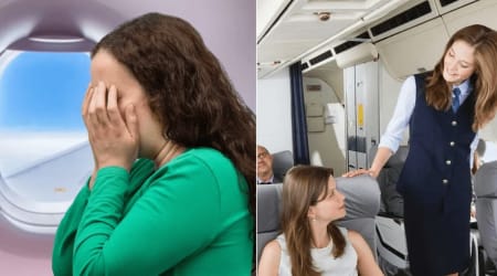 Woman was quietly crying in her seat when a flight attendant approached — the anonymous passenger’s message changed her entire day