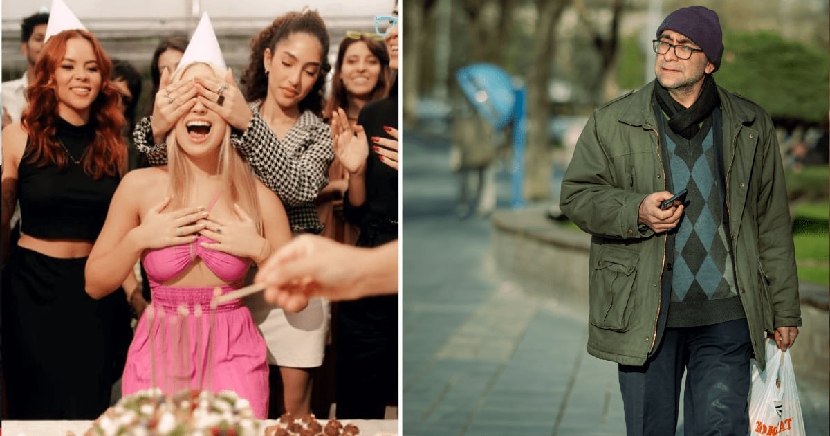 L - Women celebrating a birthday. R - Man walking on a city sidewalk with a bag. (Representative Cover Image Source: Pexels | L - Alexander Mass, R - Özgür Avşar) 
