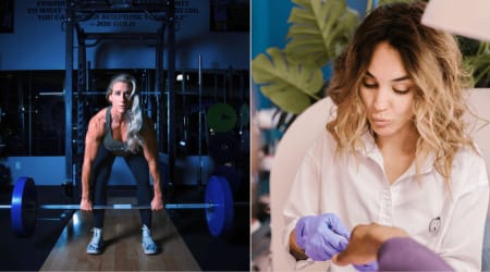 CrossFit athlete was getting a manicure when the nail artist praised her toned arms — then one unexpected question left her stunned