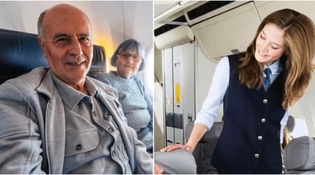 Elderly woman was overwhelmed caring for a veteran during a difficult flight — the attendant’s final gesture before deplaning brought her to tears