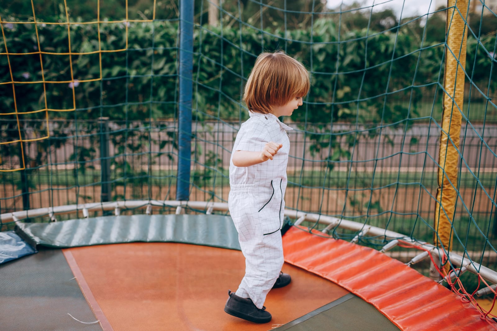 Boy on trampoline (Representative Image Source: Pexels | Helena Lopes)