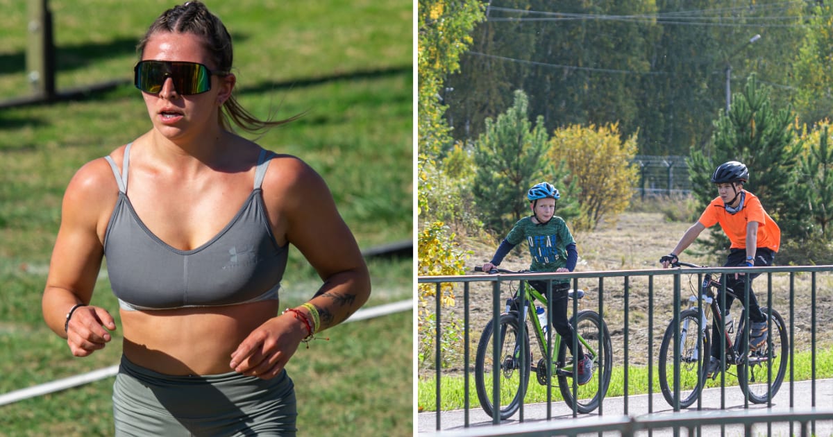 (L) Woman jogging alone. (R) Teenagers riding bikes. (Representative Cover Image Source: Pexels | (L) Mateo Franciosi, (R) Radik 2707)