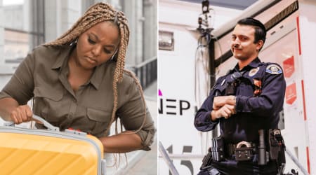 She feared the worst when airport police asked her to carry a suspicious bag through TSA — then she learned the adorable reason behind it