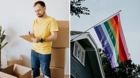 Gay man moved into a home with a Pride flag on the porch — the first thing he did was take it down, and his reason wasn’t what people might expect