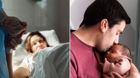 Stranger helped a mom stuck in traffic deliver her baby before paramedics arrived — then made one more offer that deeply touched the new dad