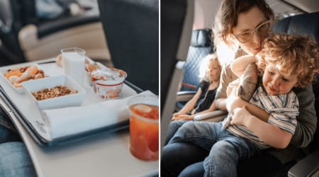 Flight attendant warns passengers never to eat directly off airplane tray tables — says one gross mid-air habit by parents is the reason