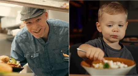 Parents handed their toddler the card to give the server after dinner — what he told the boy to write on the tip line made them leave 33% gratuity