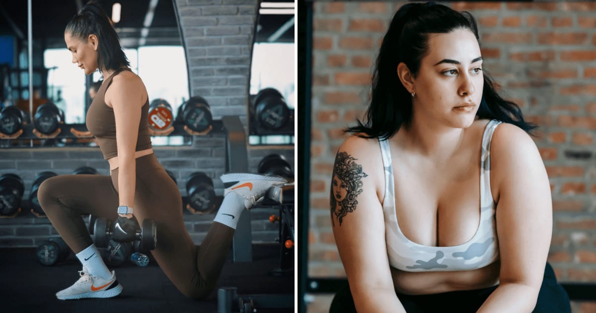 (L) Woman exercising in gym. (R) Woman looking at someone. (Representative Cover Image Source: Pexels | (L) Murat IŞIK, (R) Andres Ayrton)