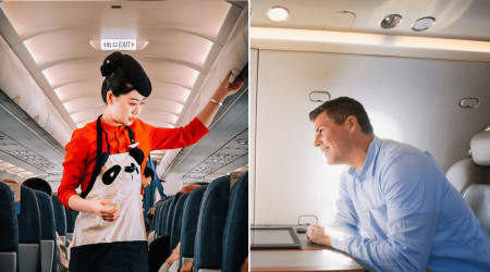 Passenger notices seatmate quietly saving his in-flight cookies — the sweet tradition behind it makes them ask the flight attendant for another pack