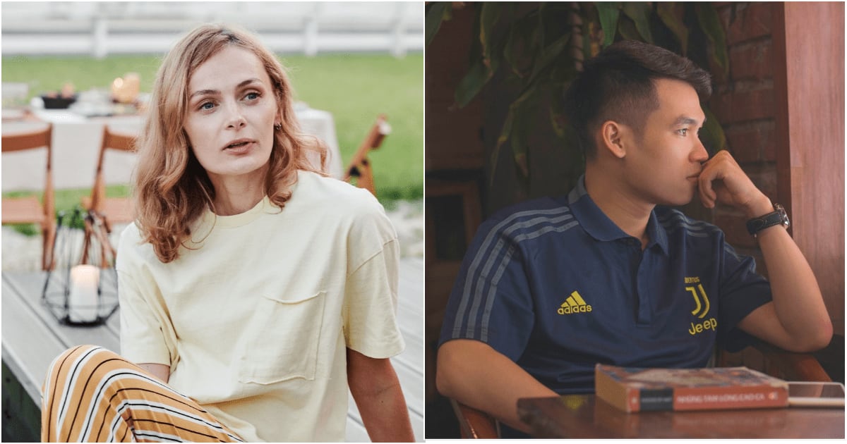(L) A woman talking to someone. (R) A man pondering something deeply. (Representative Cover Image Source: Pexels: L - Julia M Cameron, R - Nguyễn Hùng)