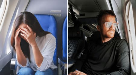 Man asked premium economy passenger to give up their seat for his wife — when he revealed where she was sitting, they held back a laugh and refused