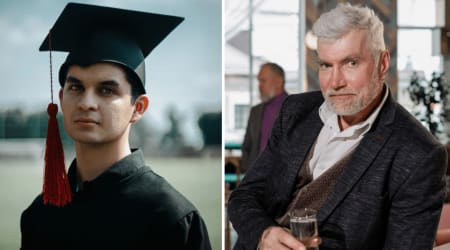 He proudly earned his PhD after years of struggle — then his father's words on graduation night broke his heart