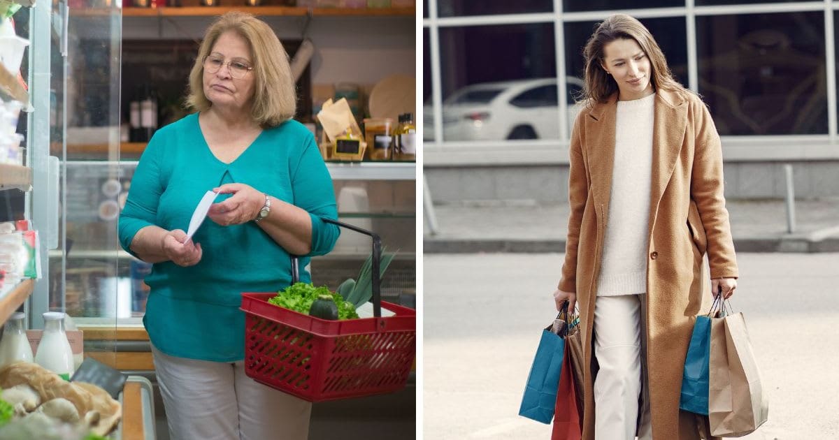(L) A woman in a grocery store (R) A woman with her shopping bags in the parking lot (Representative Cover Image Source: (L) Pexels, Kampus Production | (R) Pexels, Gustavo Fring)