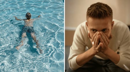 Dad was wrapping up his son’s birthday pool party when he spotted a child face-down in the water — what he realized moments later left him shaken