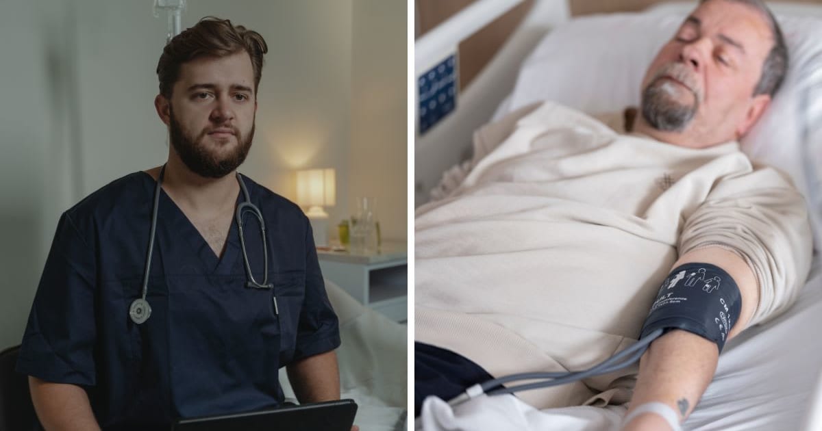 (L) Doctor in hospital (R) Old patient (Representative Image Source: (L) Pexels, Tima Miroshnichenko | (R) Pexels, Engin Akyurt)