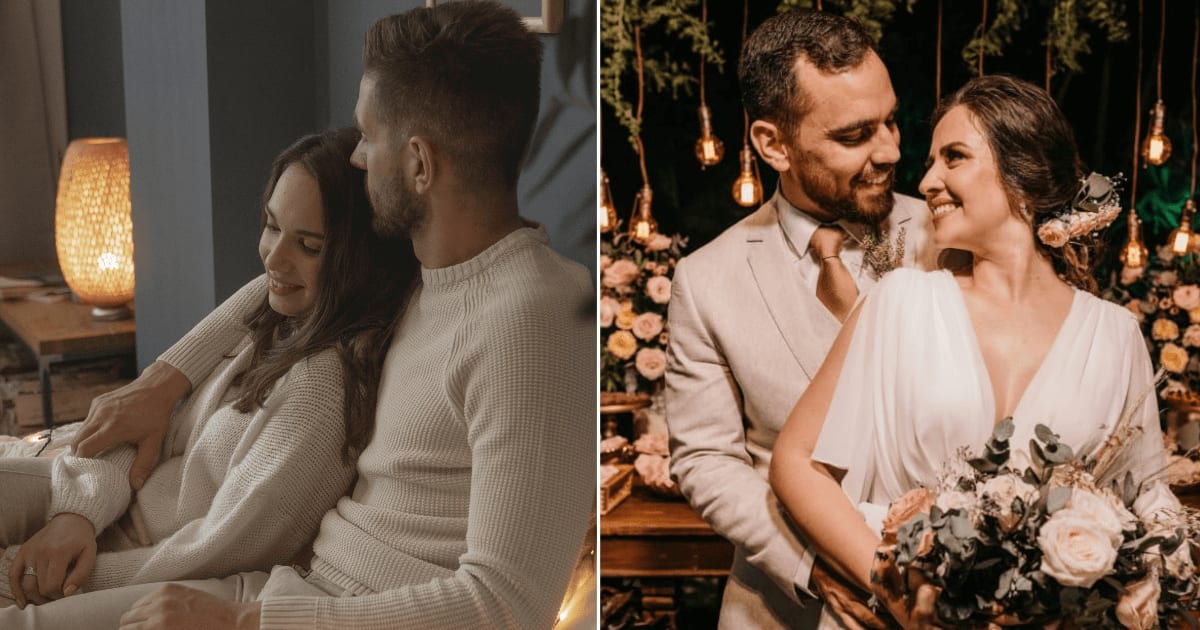 (L) Couple sitting together on bed. (R) Happy couple on wedding day. (Representative Cover Image Source: Pexels | (L) Tima Miroshnichenko, (R) Jonathan Borba)