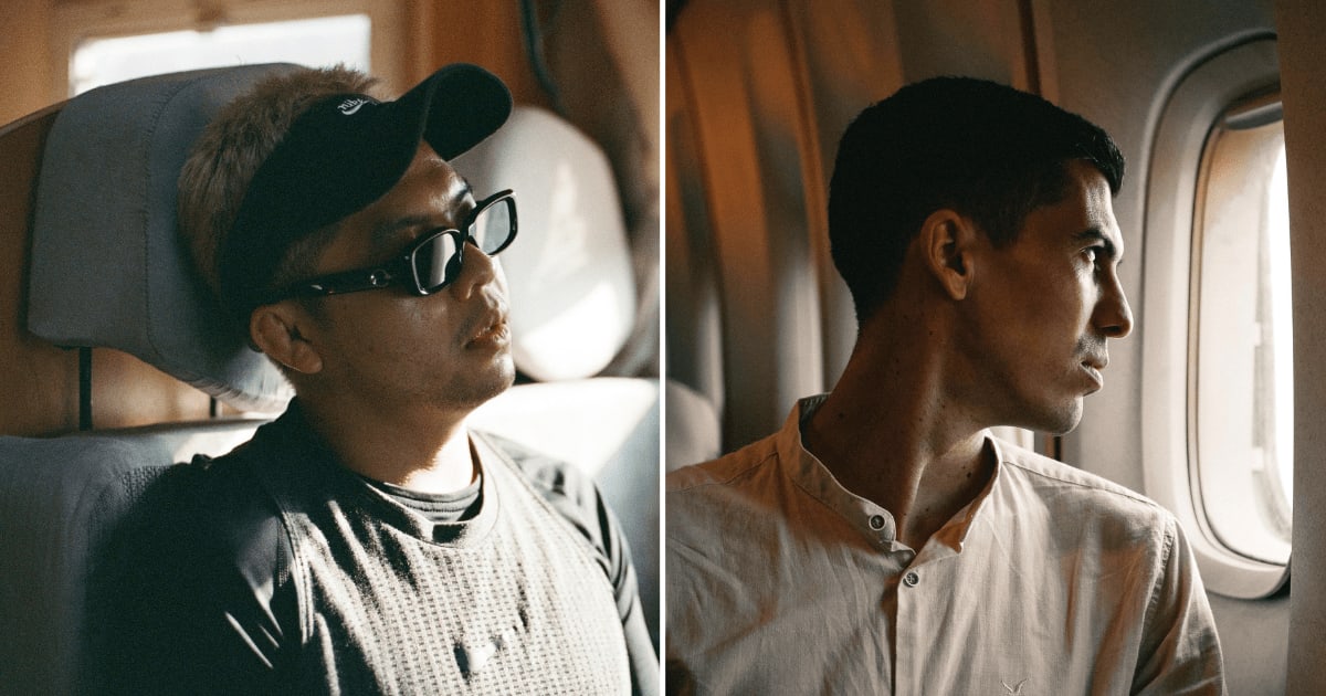 (L) A man sitting on an aisle seat in a plane. (R) A man looking annoyed sitting on the window seat on a plane. (Representative Cover Image Source: (L) Unsplash | Alexandr Choi, (R) Pexels | Madjid Atmania )