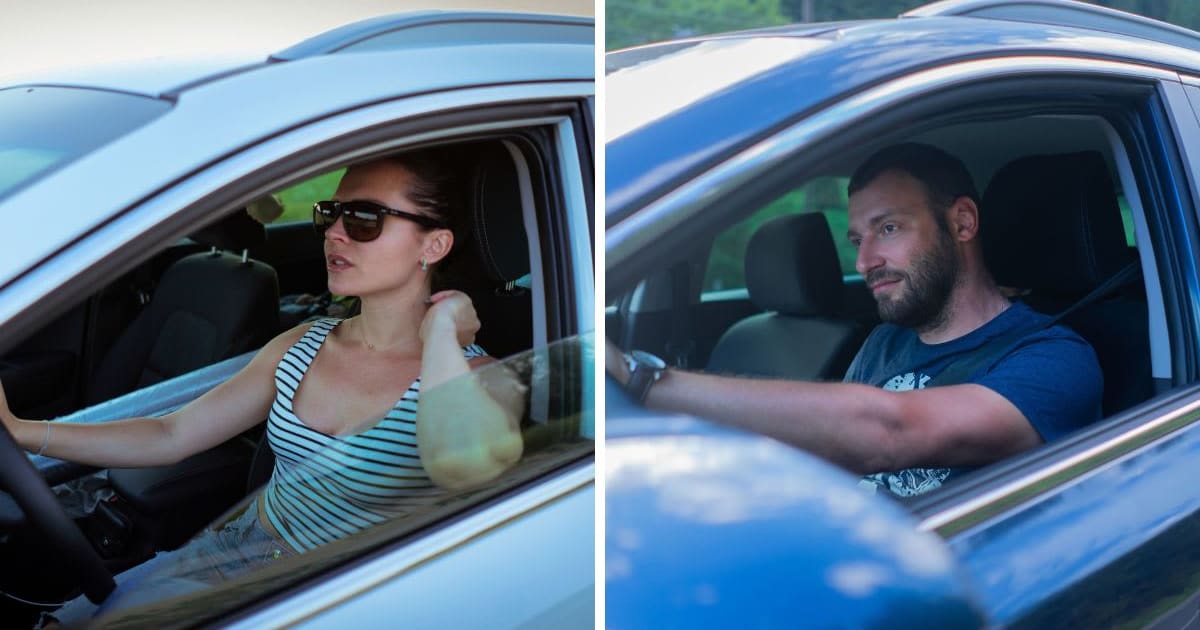 (L) A woman driving her car. (R) A man driving his car. (Representative Cover Image Source: (L) Pexels, Atlantic Ambience | (R) Pexels, Atlantic Ambience)