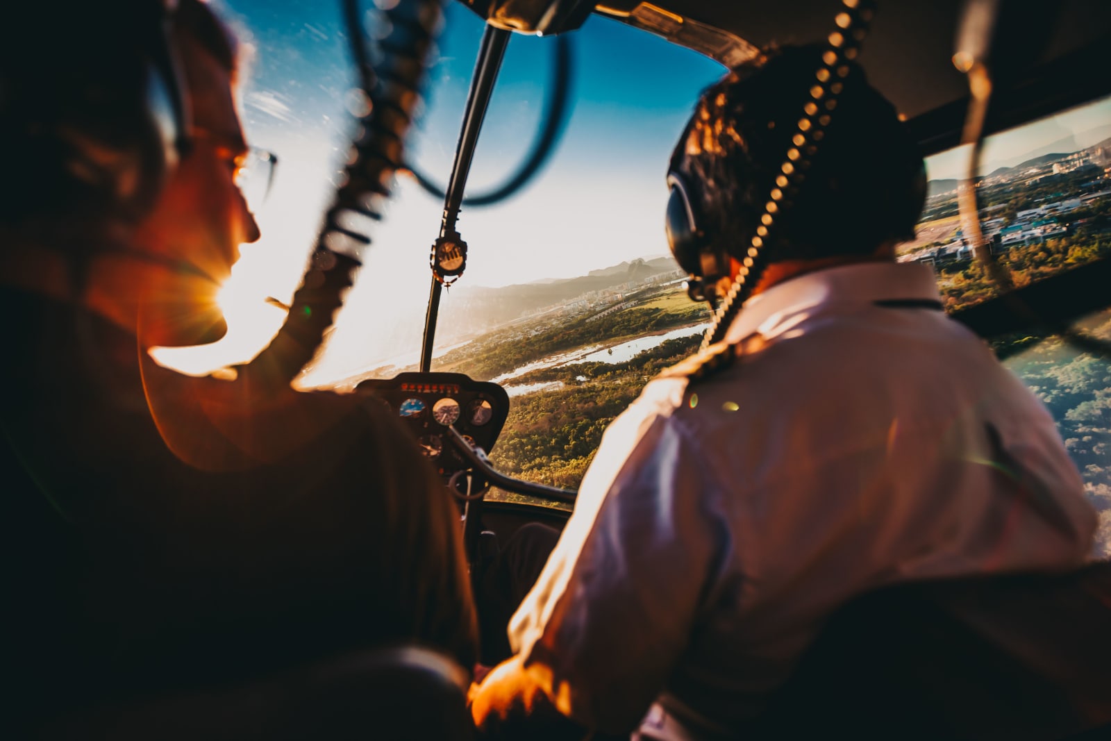 Two pilots navigate over Rio de Janeiro (Representative Image Source: Pexels | Matheus Bertelli)