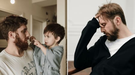 Pilot dad worked extra flights to afford a family vacation — when he finally came home with the good news, his young son's question broke his heart