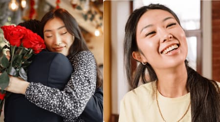 She met her Hinge match just 2 weeks before leaving for a 2-month trip — his romantic gesture abroad eventually led to marriage